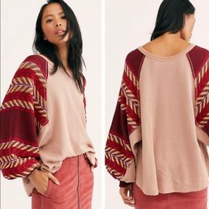 NWT Free People Arizona Sands Sweater Pullover Top